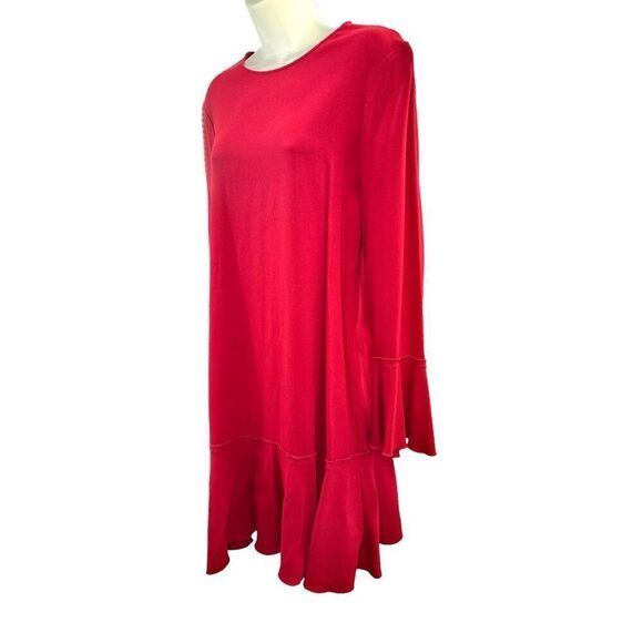 Theory Marah Pleated Crepe Mini Dress Womens Size 6. - Picture 4 of 10